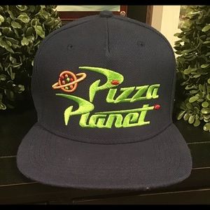 Disney Pixar Toy Story Pizza Planet Delivery Delivery Adjustable Baseball Snapback Cap Hat Red